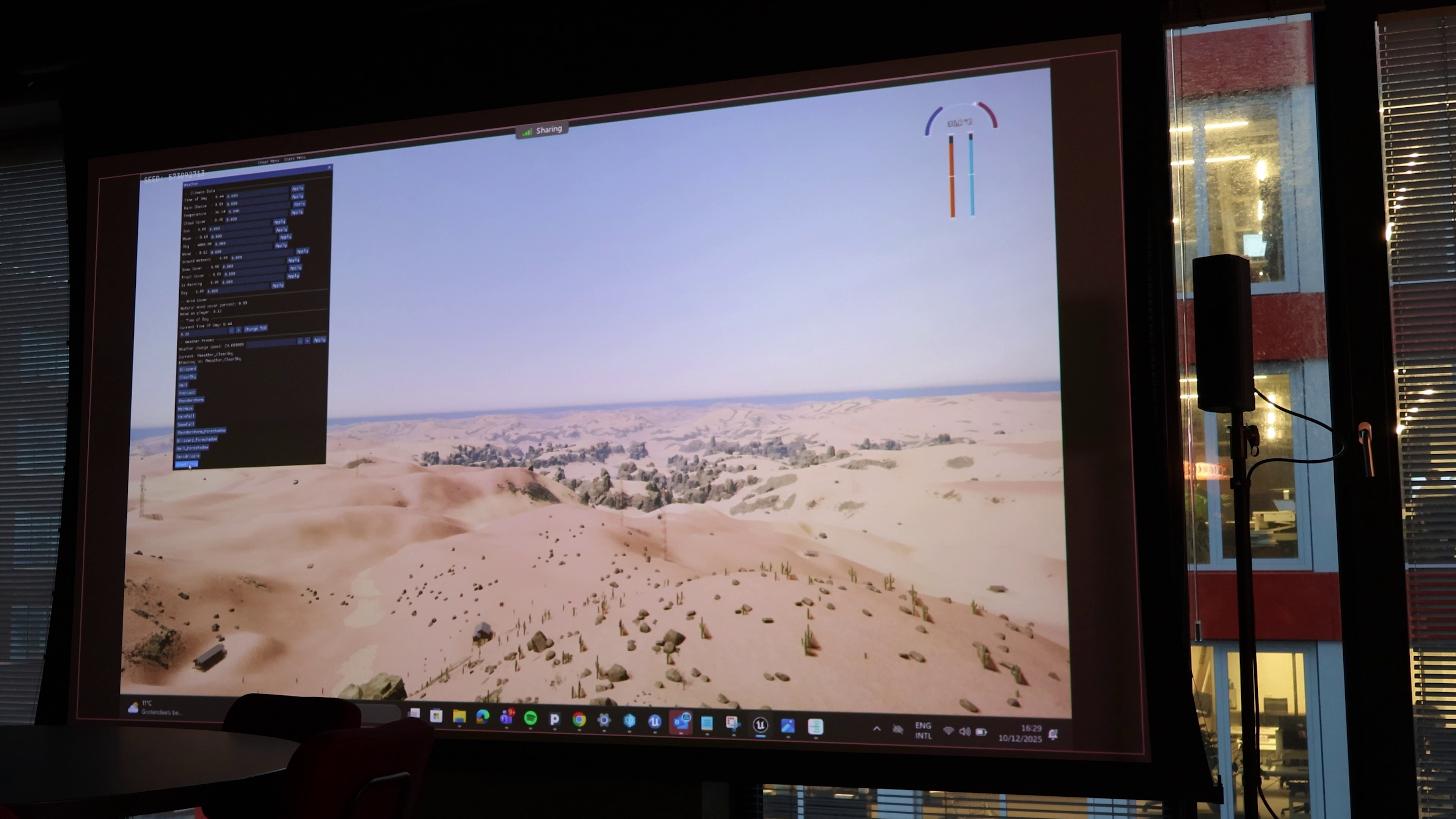 Prologue's map converted to a desert.