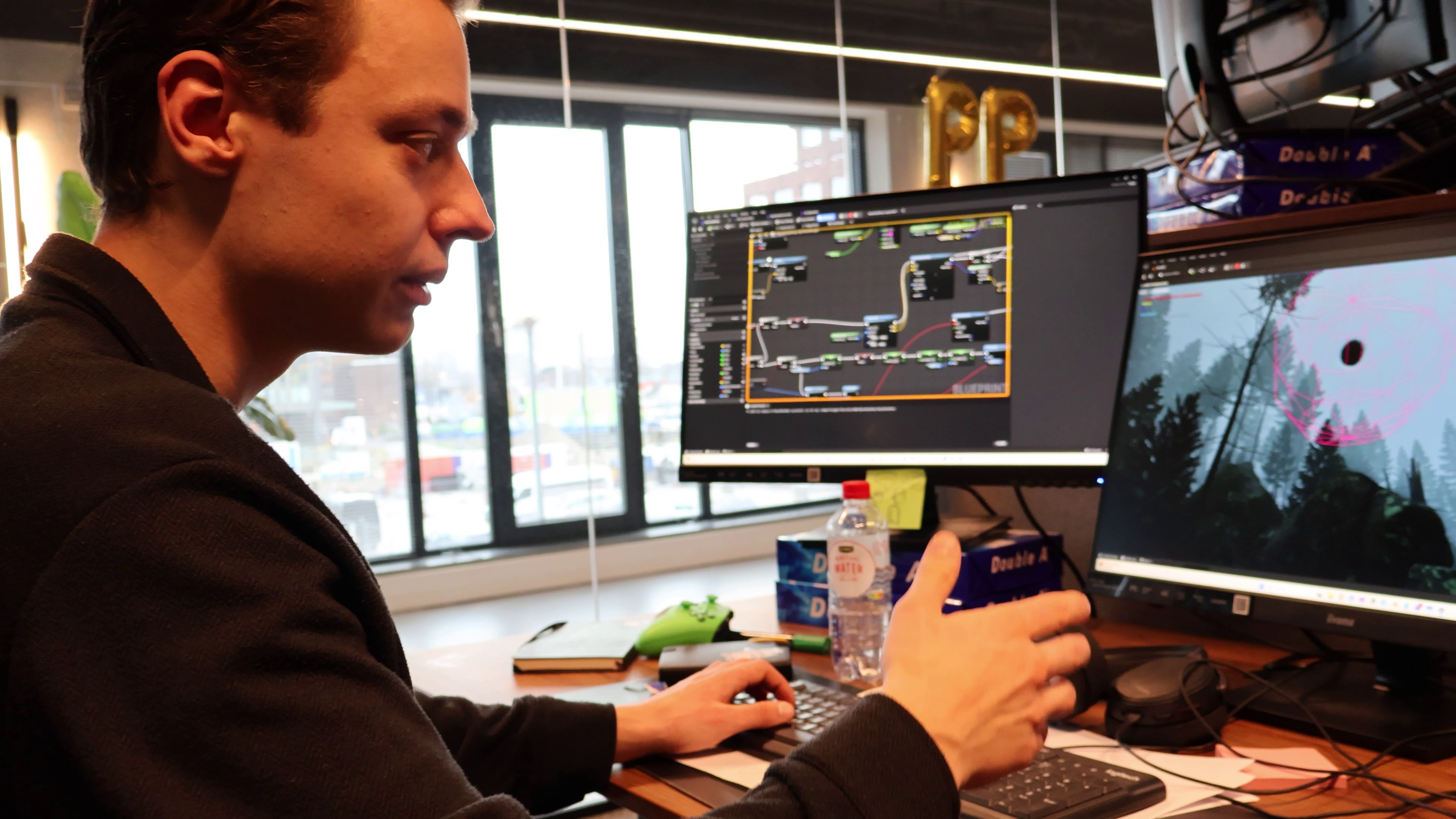 Dev works on black hole mod.