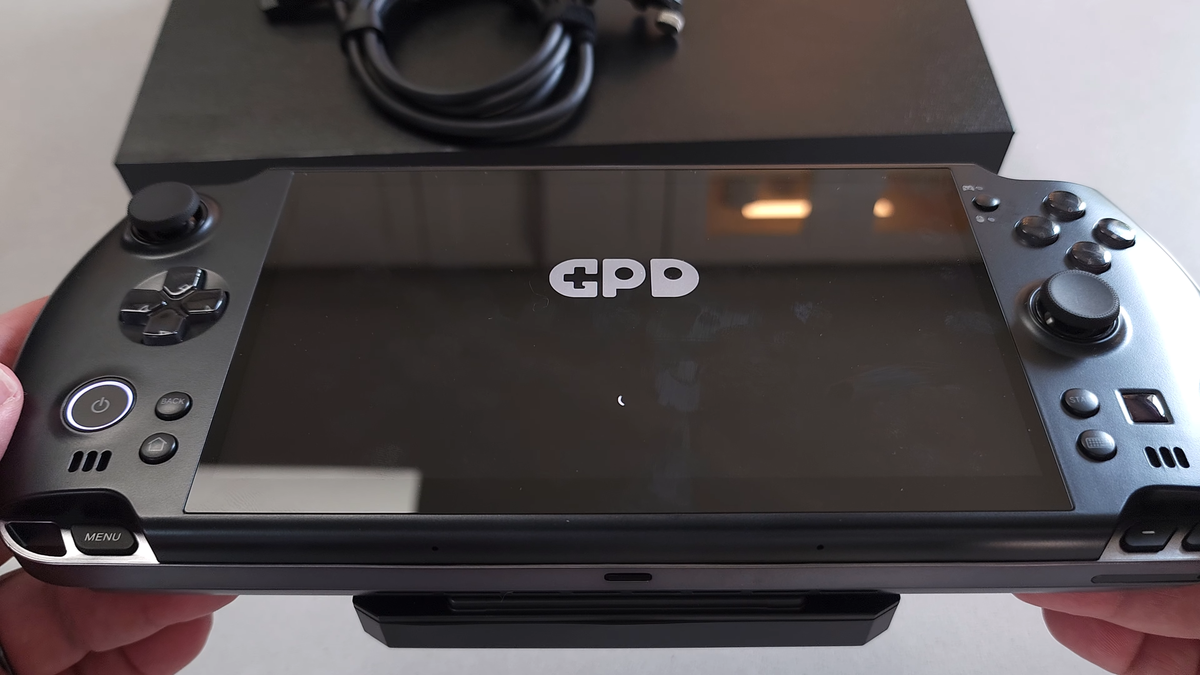 Screenshot from The Phawx's YouTube video review of the GPD Win 5 gaming handheld