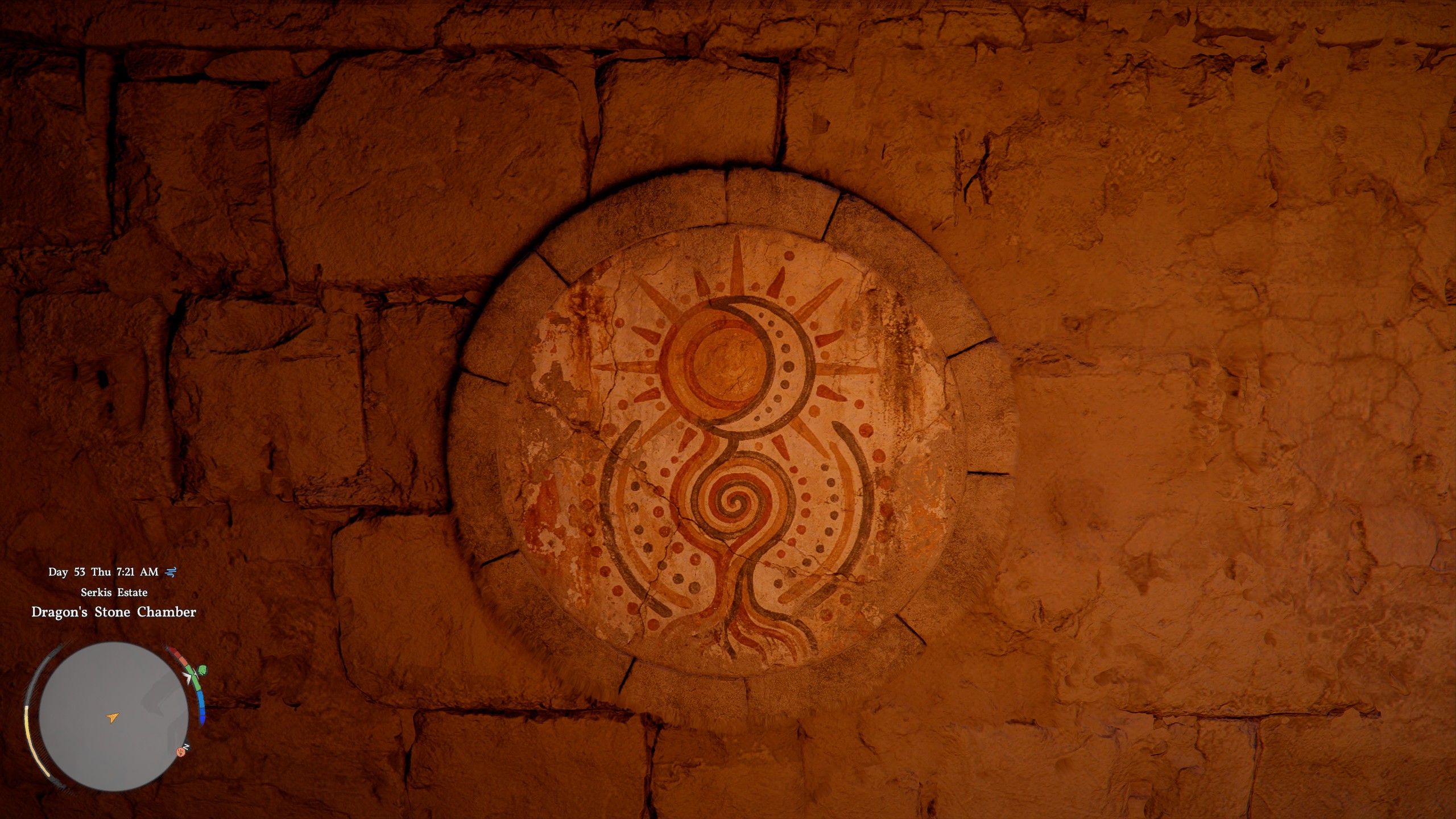 Crimson Desert Dragon's Stone Chamber - Left circle