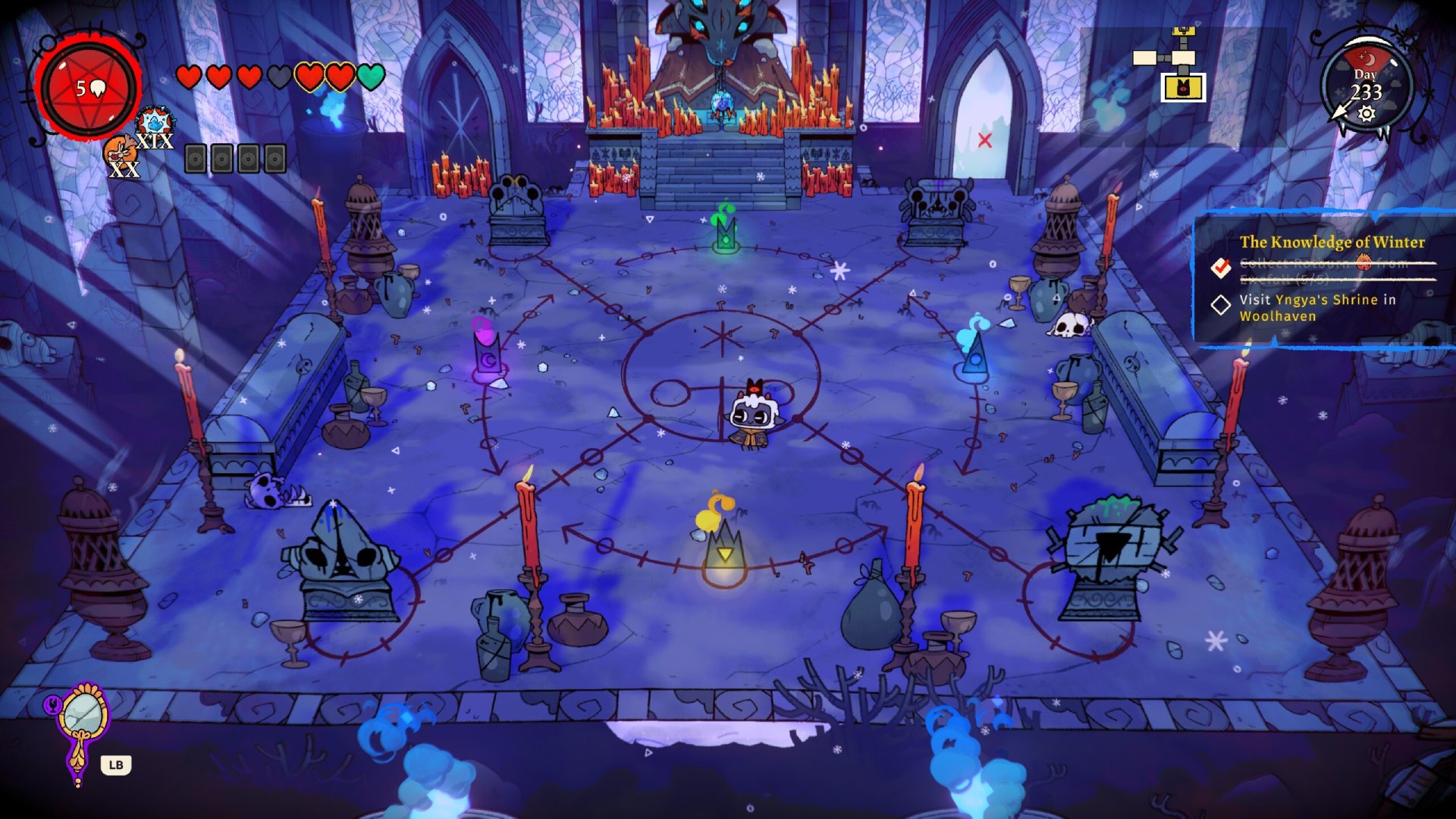 Solving a shrine puzzle