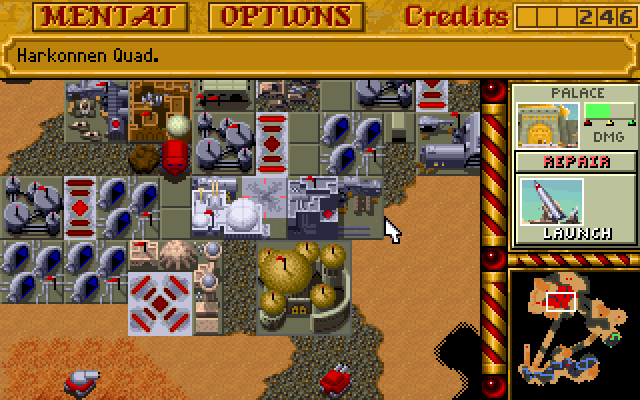 Dune 2 RTS gameplay