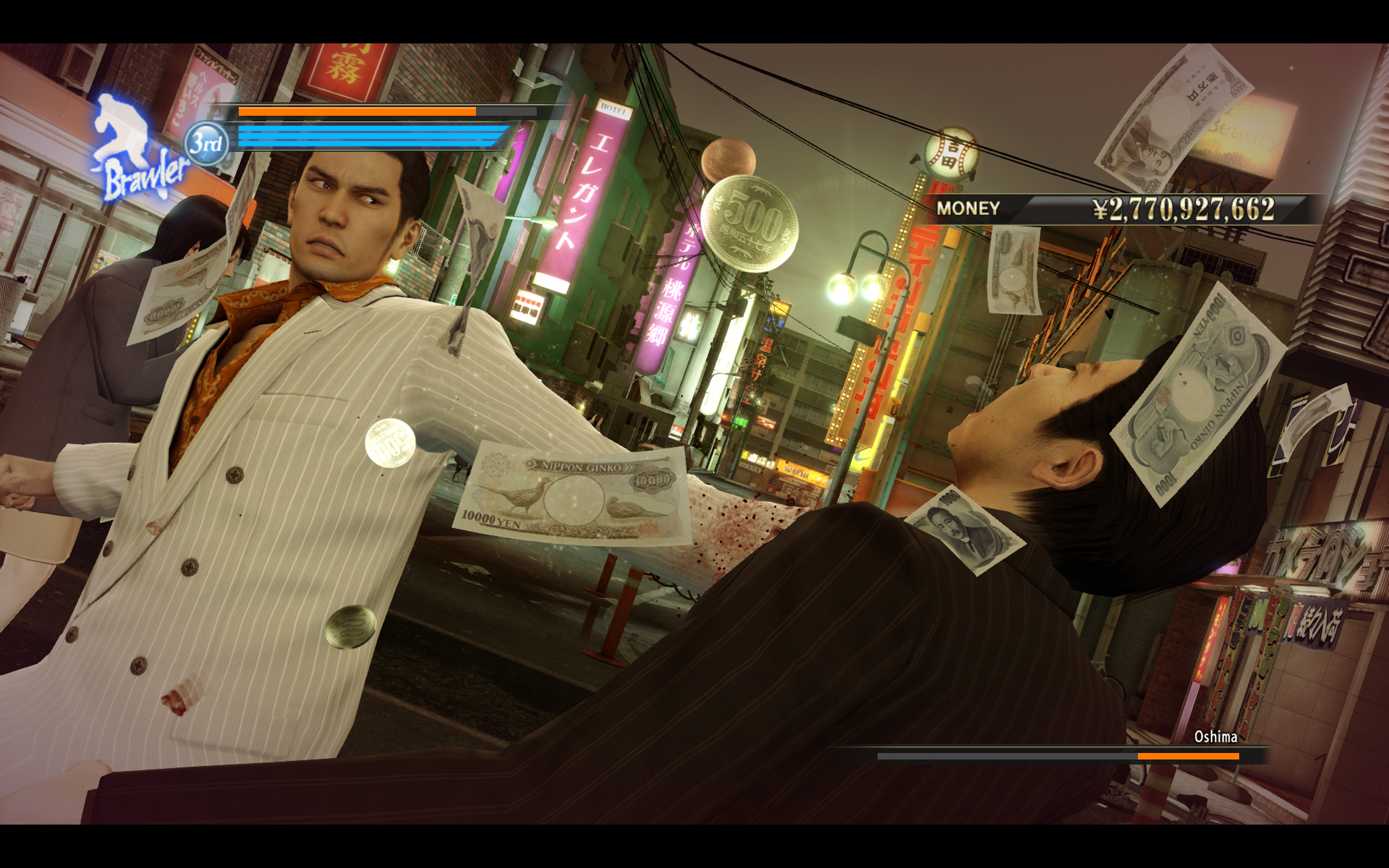 Yakuza 0 combat