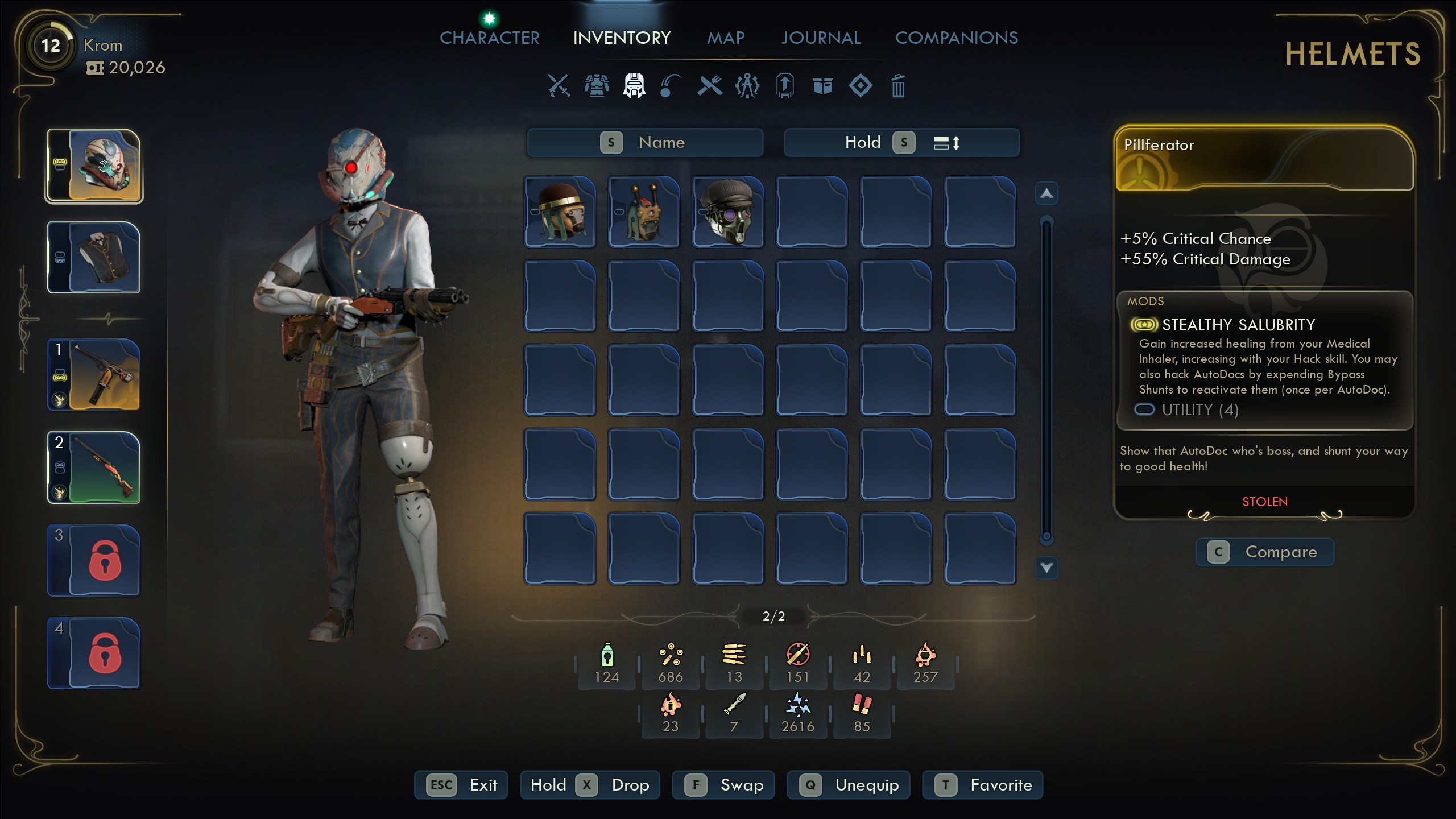 Outer Worlds 2 best armor - Pillferator