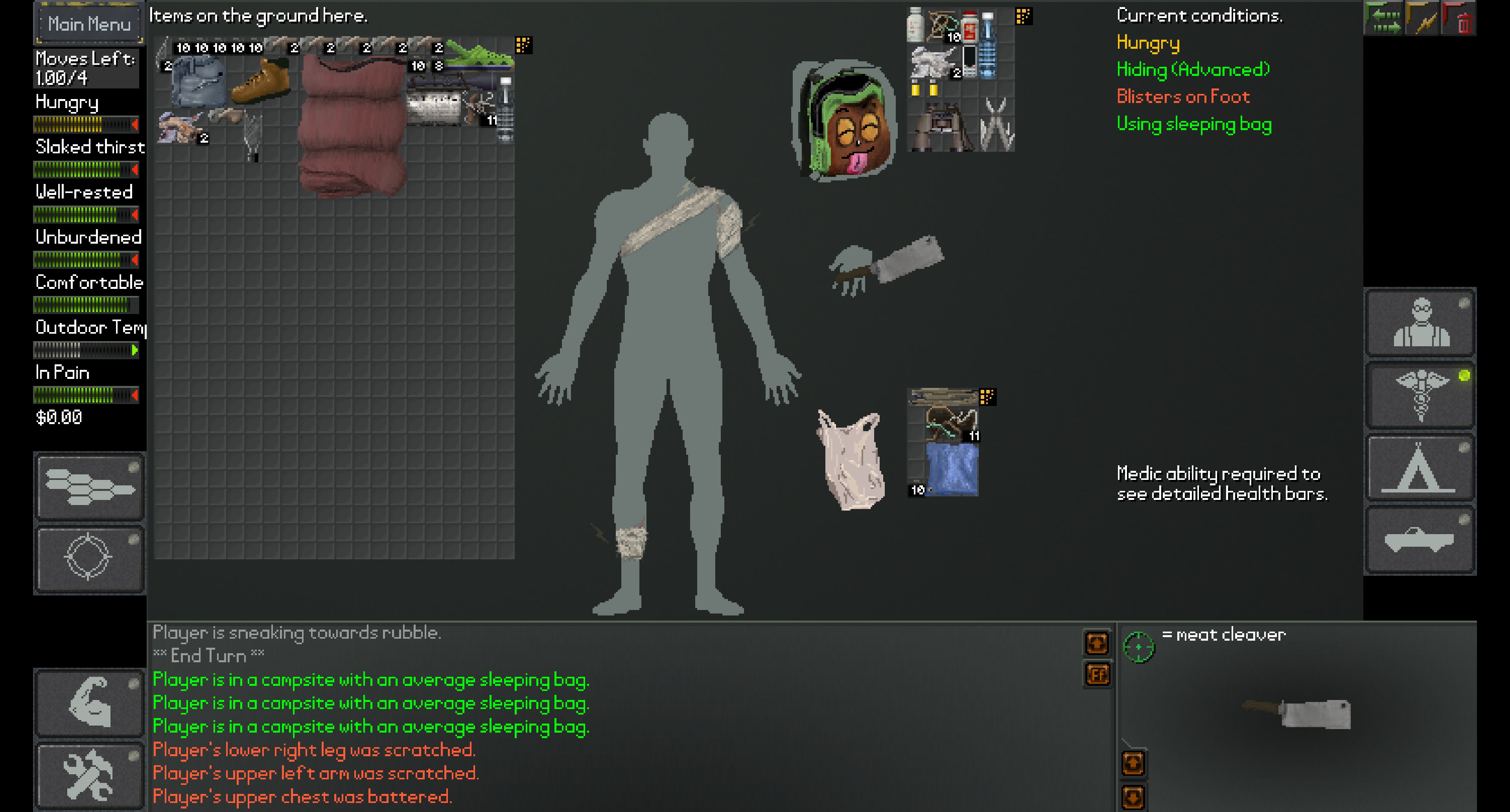 Neo Scavenger inventory