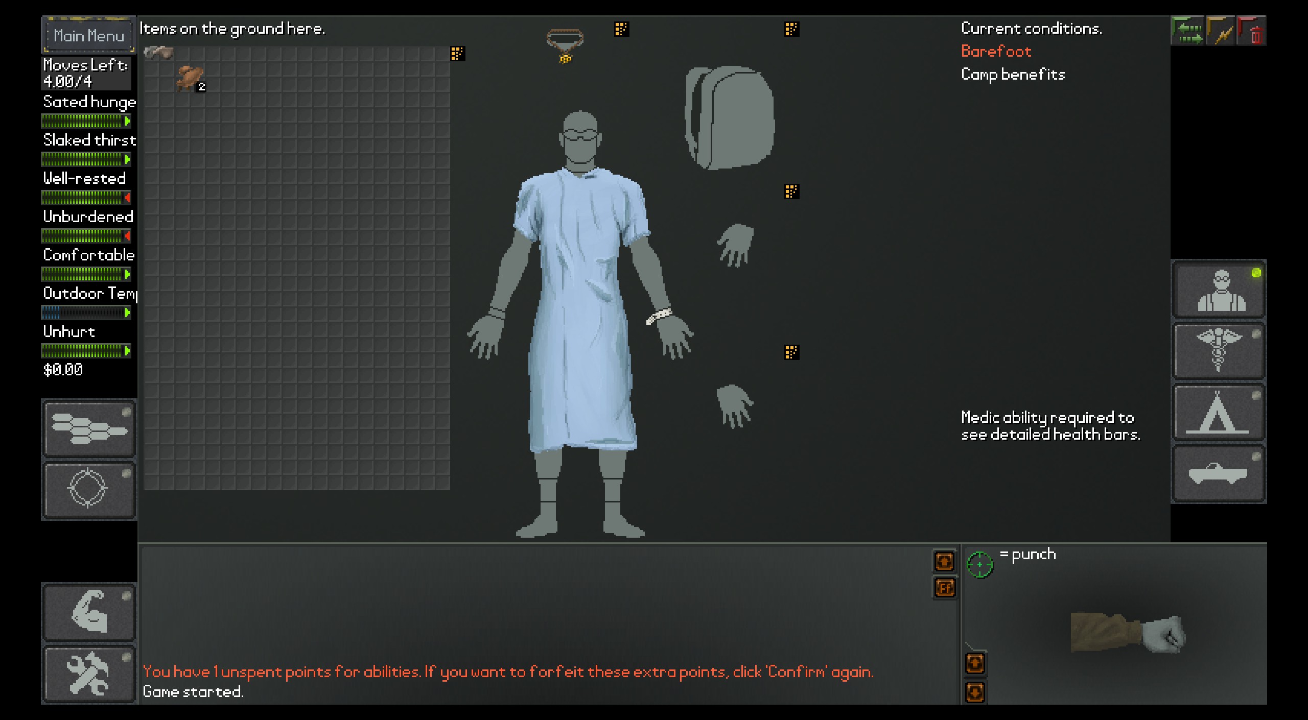 Neo Scavenger inventory
