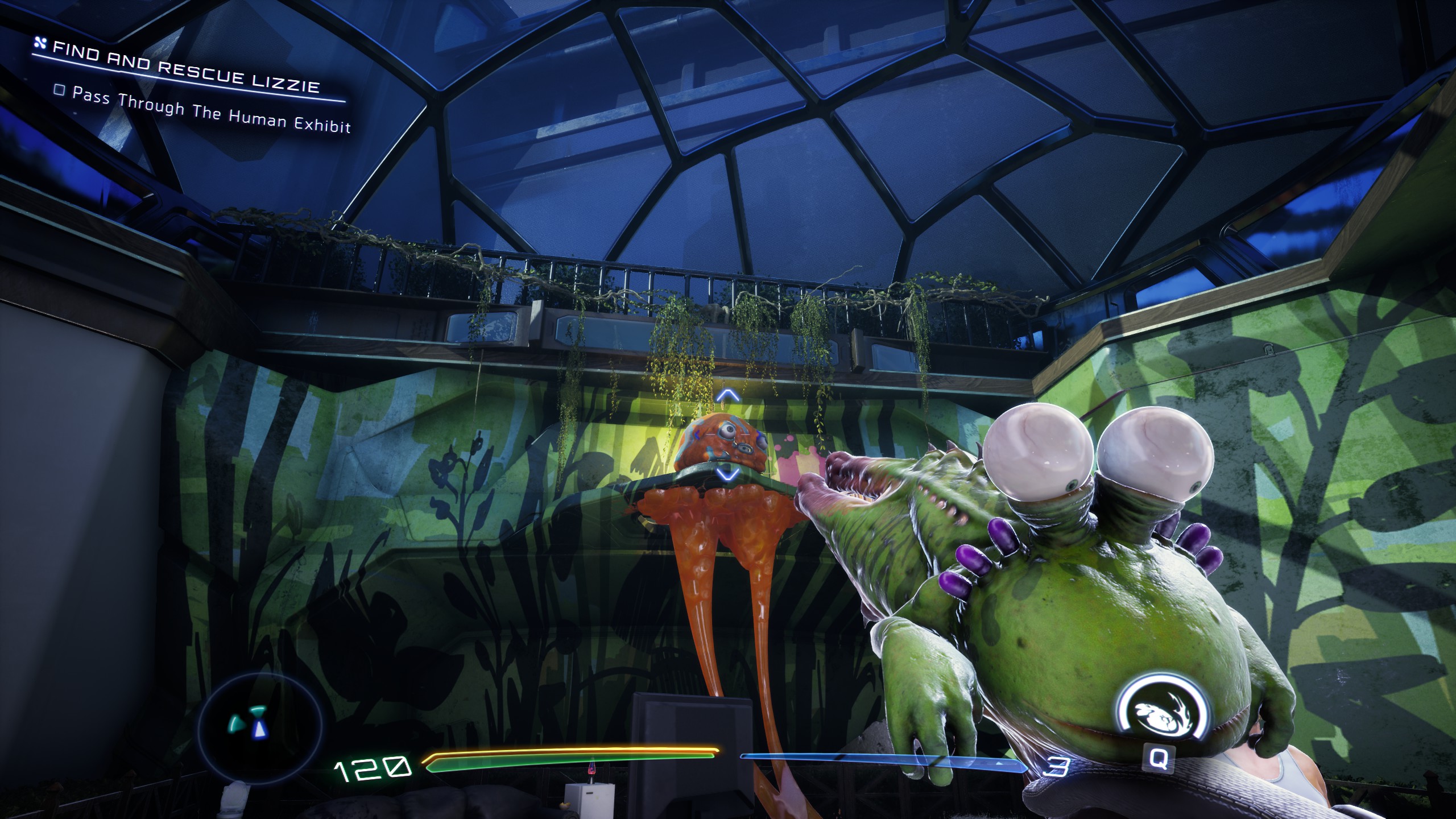 High on Life 2 Human Exhibit - Lugblob on platform