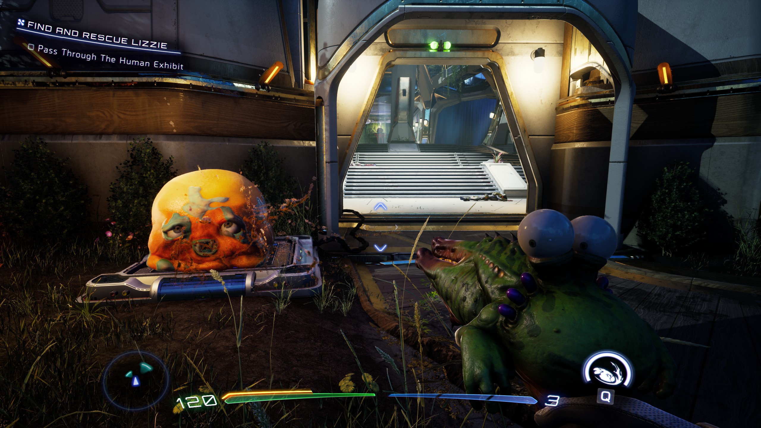 High on Life 2 Human Exhibit - Lugblob on plate