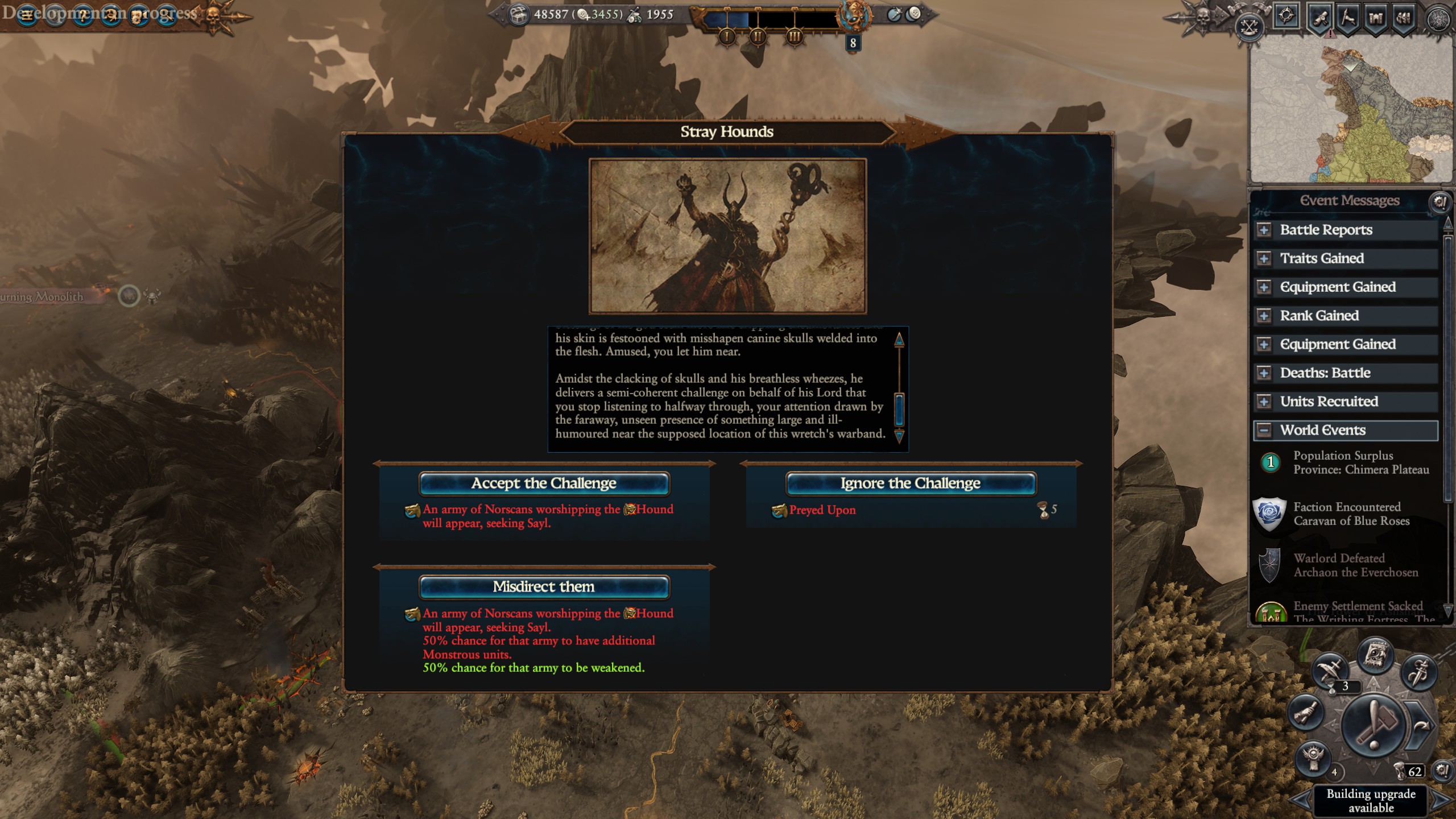 Total War: Warhammer 3 Tides of Torment - Sayl getting attacked