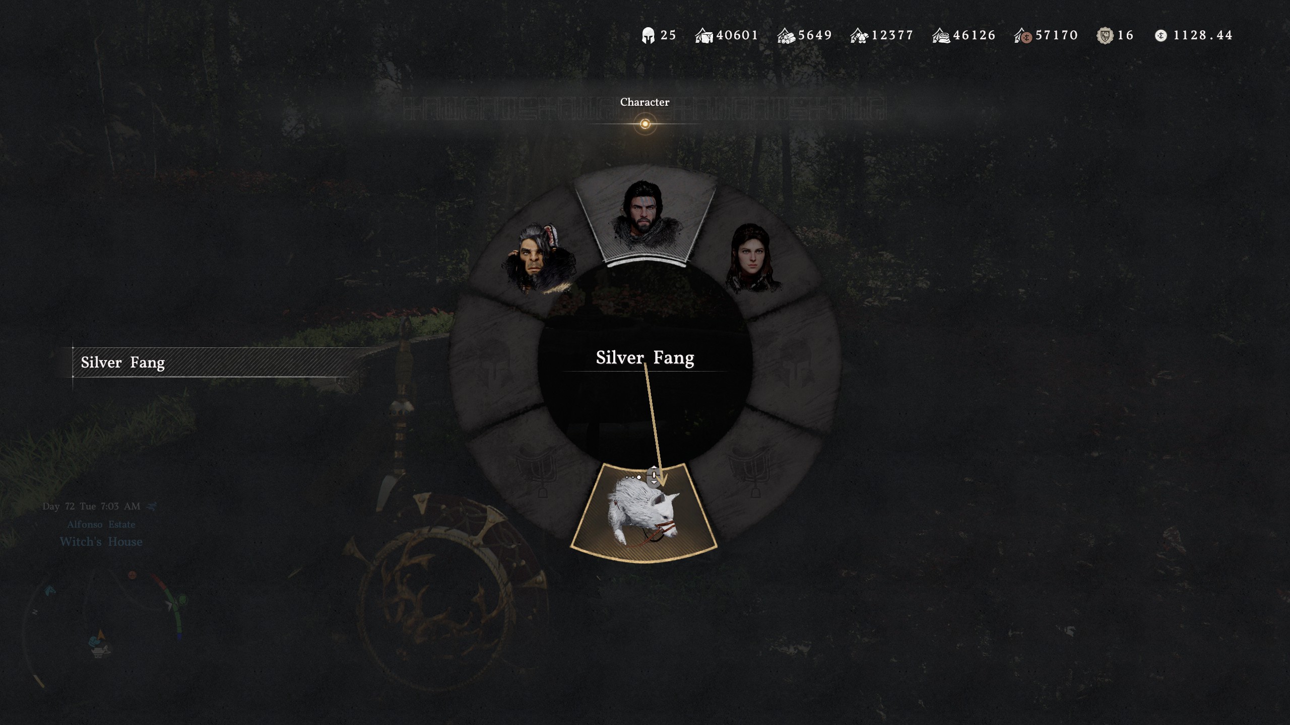 Crimson Desert Silver Fang in mount menu